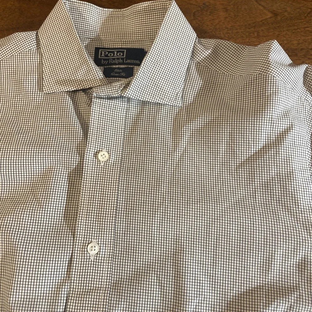 Polo by Ralph Lauren Estate Classic Fit Button Down Long‎ Sleeve Men 16-33